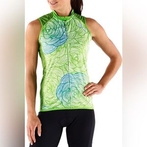 Canari Full-Zip Sleeveless Bike Jersey Size M